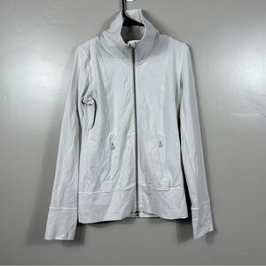 Lululemon Daily Yoga Jacket Polar Cream White Size 6